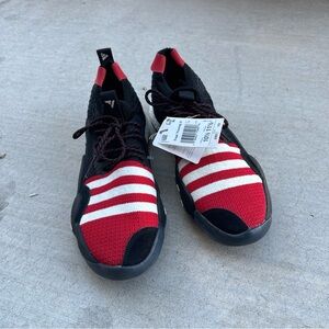 adidas Men's Athletic Slip-On Sneakers in Red, White & Black